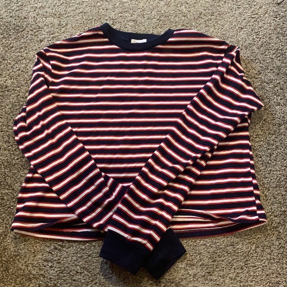 Striped cropped long sleeve! - Picture 1 of 2
